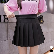 밴딩 플 테 치마 스커트SD