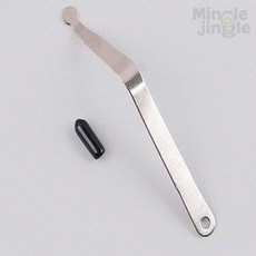 MJ0 독서대 고정쇠 고무캡세트 니켈 독서대고정클립 독서대지지대