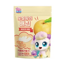 캐치티니핑 동결건조 과일칩 1개 딸기칩 사과칩 배칩 천연 아기과자, 15g
