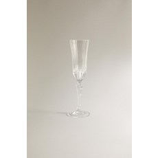 자라 컷 이펙트 크리스탈린 플루트잔 - 투명117964, 단일 사이즈