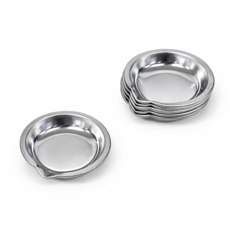 스테인리스 미니 조색 팔레트 레진 페인트 물감 혼합 트레이, 6개, 1칸