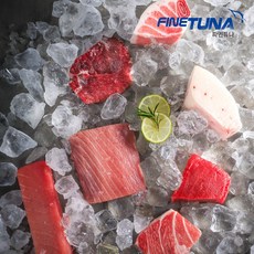 [파인튜나]냉동 참치회 참다랑어 부위별 골라담기, 1. 백새치속살, 1개, 200g