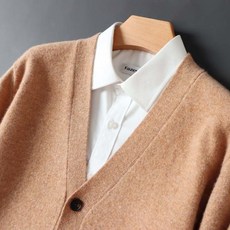 大碼爸爸毛衣 鄂爾多斯市春秋新款羊毛開衫男士V領長袖寬鬆中老年毛衣