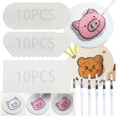 퀼트키트 퀼팅키트 매직 폼 텍스처 페인팅 모든 미술 용품을 위한 DIY 드로잉 종이 펜 키트 1세트, 1Set