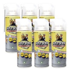 탁월한선택 실리콘스프레이 자동차 실리콘오일 고무윤활제 실리콘윤활제, 6개, 420ml