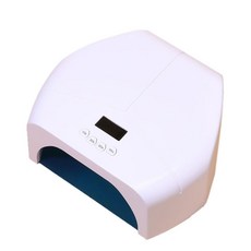 젤램프 전문가용 젤네일 램프 UV/LED 고출력 네일램프 298W, 1개, 흰색