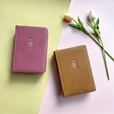 고급 큰글씨 성경책 개역개정 새찬송가 큰글 큰글자 가죽 성경 아가페, 5.큰글성경[중]__라벤더