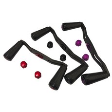 ROLL FISH 탄소 섬유 베이트릴 더블핸들 파워핸들 튜닝 카본핸들 120/130/140mm 민물 바다, 붉은