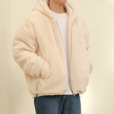 男款連帽長袖拉鍊外套