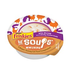 Friskies 喜躍 美式濃湯 34g 貓湯杯 濃郁湯汁 增加食慾 優質食材 安心餵食, 1個, 鮮蝦佐燉雞,8罐組(超取限3組)
