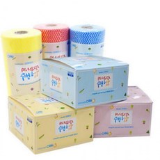 착한상품 주방 빨아쓰는 일회용 행주 타올 1롤 50매, 1개, 1개