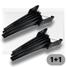 베리버터 남자 간편 뿌리 볼륨 핀처, 블랙 2개