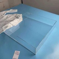 아크릴 사각 촬영 소품 투명 트레이 40x40x5cm 얕은 수조, 1개, 1. 40x40x5cm 얕은 수조 × 40x40x5cm