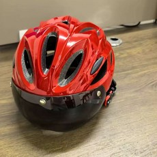 자전거 헬멧 성인용 자석고글 경량 산악 도로용모, 1개, 올레드