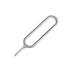 (10개 세트) iFlash 유심 카드 트레이 제거기 이젝트 핀 키 도구 아이폰 아이패드 삼성 갤럭시 스마트폰/태블릿 및 기타 (실버)