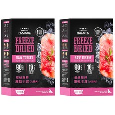 ABSOLUTE HOLISTIC 犬主食凍乾, 火雞肉, 360g, 2盒