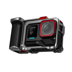 BRDRC Insta360 Ace Pro 2 / 케이지 포함용 그립 키트 셔터 버튼이 있는 핸들 홀더 번들 확장 마운트 퀵 릴리스 Insta 360 에이스 프로 2/Ins