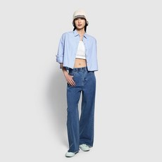 JAJU 25S/S 여 와이드 데님 팬츠 J125201103 549147