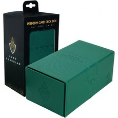 카드 가디언 - 200장 카드용 프리미엄 덱 트레이딩 박스 터키색, 초록