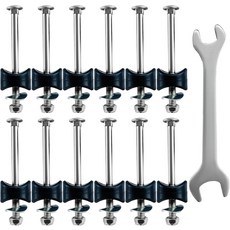 MSSVIGING 대형 트램펄린 나사 및 볼트 교체 간단한 다리 수리용 M8 X 3.62인치92mm 12개