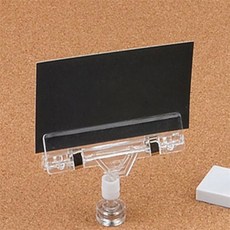 노랑스푼 자석 쇼클립 메모집게, 소