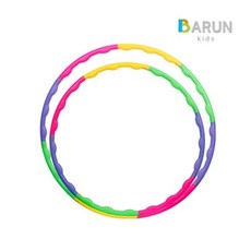 어린이 체육 교구 어린이집 활동 훌라후프 유아체육 교구 근력 단체 기구 체력 미니 증진 놀이, 본상품선택, 65cm (8pc), 본상품선택