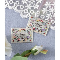 퀼트스타 플로럴 스페셜 리미티드 장식라벨_로맨스 가든(소), 2개