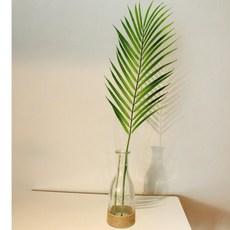 카페 야자수 잎파리 인조 큰 장식 나뭇잎 초록입사귀 77cm, 1개