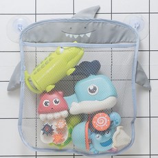 (3p)욕실 장난감 정리함 그물망 정리망 목욕 놀이 보관 메쉬망 매쉬 보관망 포켓 수납 흡착, 1개, 토끼