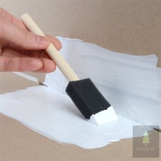 행운몰 스폰지 붓 2.5cm 스폰지그림붓