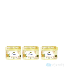 도브 크림 스크럽 298g 3개 세트
