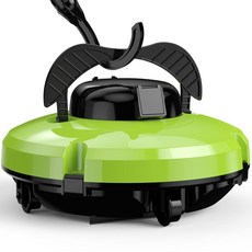2026 Cordless Robotic Pool Cleaner - 120 Mins 자동형 Vacuum for Above Ground & In Flat Pools up to 10, Gray