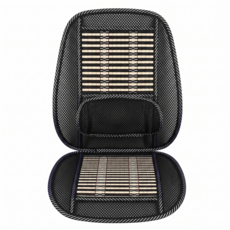 영스픽 차량용 대나무 시트 통풍 방석 [1+1세트/1세트] 여름 카시트 쿨링 매트 YS04191, 1개, 등받이+방석 세트