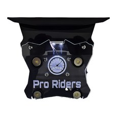 프로라이더스 스피드샵 배달대행 오토바이 자석 충전거치대 2구커버 LED화이트 단품, 2구커버 LED 화이트