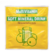 綜合維生素軟性礦物氣泡飲，補充每日所需營養，增強體力，提升免疫力，全家適用, 1個, 4顆