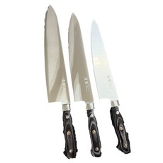 淺草不鏽鋼廚房刀具，鋒利耐用人體工學設計，輕鬆處理多種食材, 黑色柄, 1個