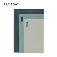 ARMADA 時尚砧板三件組，食品級材質，安全耐用，廚房必備, 1個, 蒜磨槽、排水槽