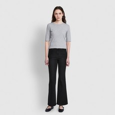 JAJU 26S/S 여 소프트 립 슬림핏 5부 티셔츠 J116201068 650434