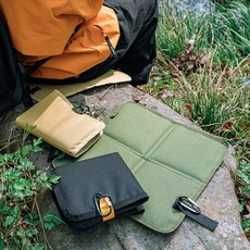 휴대용 접이식 방수 캠핑 방석 야외용 매트 등산 낚시 돗자리, 밀리터리그린