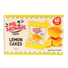 Mr. Brownie 檸檬蛋糕 獨立包裝 40入, 25g, 40Pieces