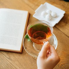 【日本HARIO】耐熱花茶杯盤組 230cc -日本製下午茶咖啡杯點心盤, 1個