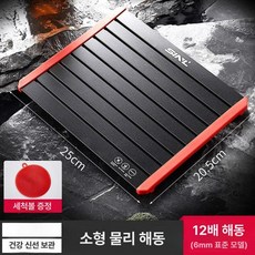 일본식 급속 고속 장바구니에 차선 얼은고기 즐겨찾기 해동판 대나무 다도용품 주방용, 12배 25 20 판 두꺼운모델, 1개, 1L