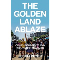 (영문도서) The Golden Land Ablaze: Coups Insurgents and the State in Myanmar Paperback, Hurst & Co., English, 9781911723684