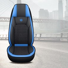 화물차 시트커버 여름 통풍 범용 트럭 버스 대형 화물자동차 운전석, 1개, Style3 블루+세차타올1개 증정