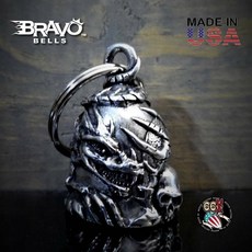 《美式工廠》美國 Bravo Bell 好極！骷髏龍造型守護鈴，個人風格安全配件，清脆響亮, 1個