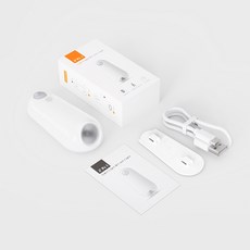 爆款熱銷可充電人體感應馬桶燈RGB氛圍燈浴室LED地腳小夜燈夜光燈, 1個裝【500mAh+RGB全綵】:0.4