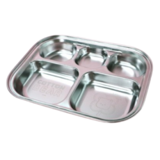 르번 국산 코튼베어 스텐5절 접시, 1COLOR (코튼베어), 1개