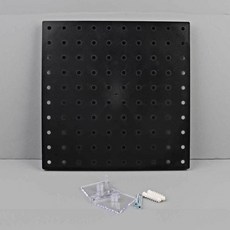 타공판 걸이형 페그보드 수납용 보드 설치용 정리판 986000ea (개), 검정