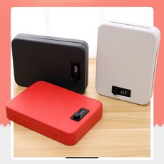 森林優選 小型家用保險箱 密碼鎖 存錢盒 禮品零錢盒, 車用紅色密碼款