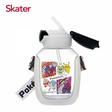 Skater 6DX 吸管水壺 530ml 胖胖瓶 台灣公司貨兒童水壺, 1個, 寶可夢
